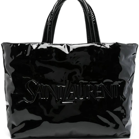 Yves Saint Laurent - Sac à main à logo embossé